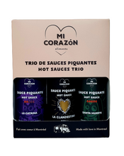 Charger l'image dans la galerie, Boîte trio sauces piquantes