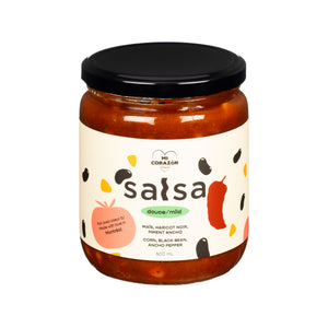 Salsa maïs, haricot noir, piment ancho