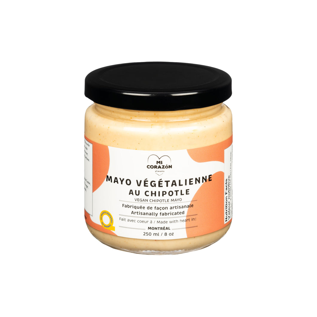 Mayonnaise végétalienne au chipotle